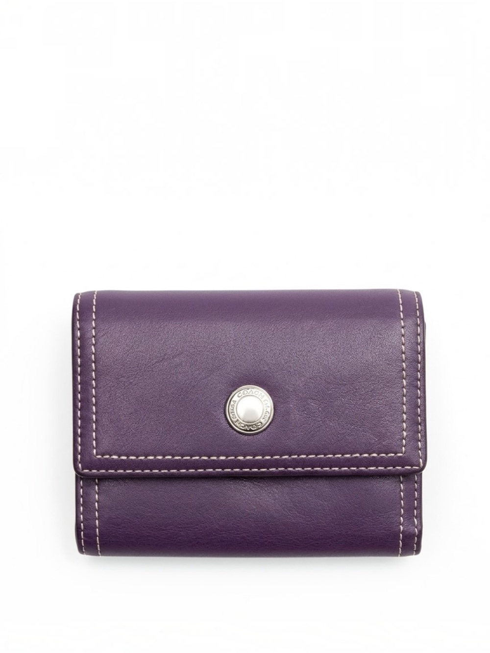 COMING SOON
Coach Vintage Trifold Purple Leather Wallet